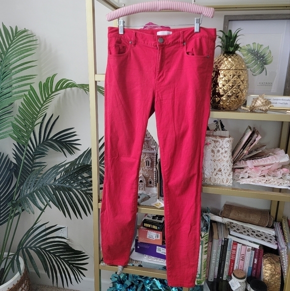 COPY - Loft Red Skinny Legging Women's Size 29T (Size 8 Tall) - Picture 6 of 8